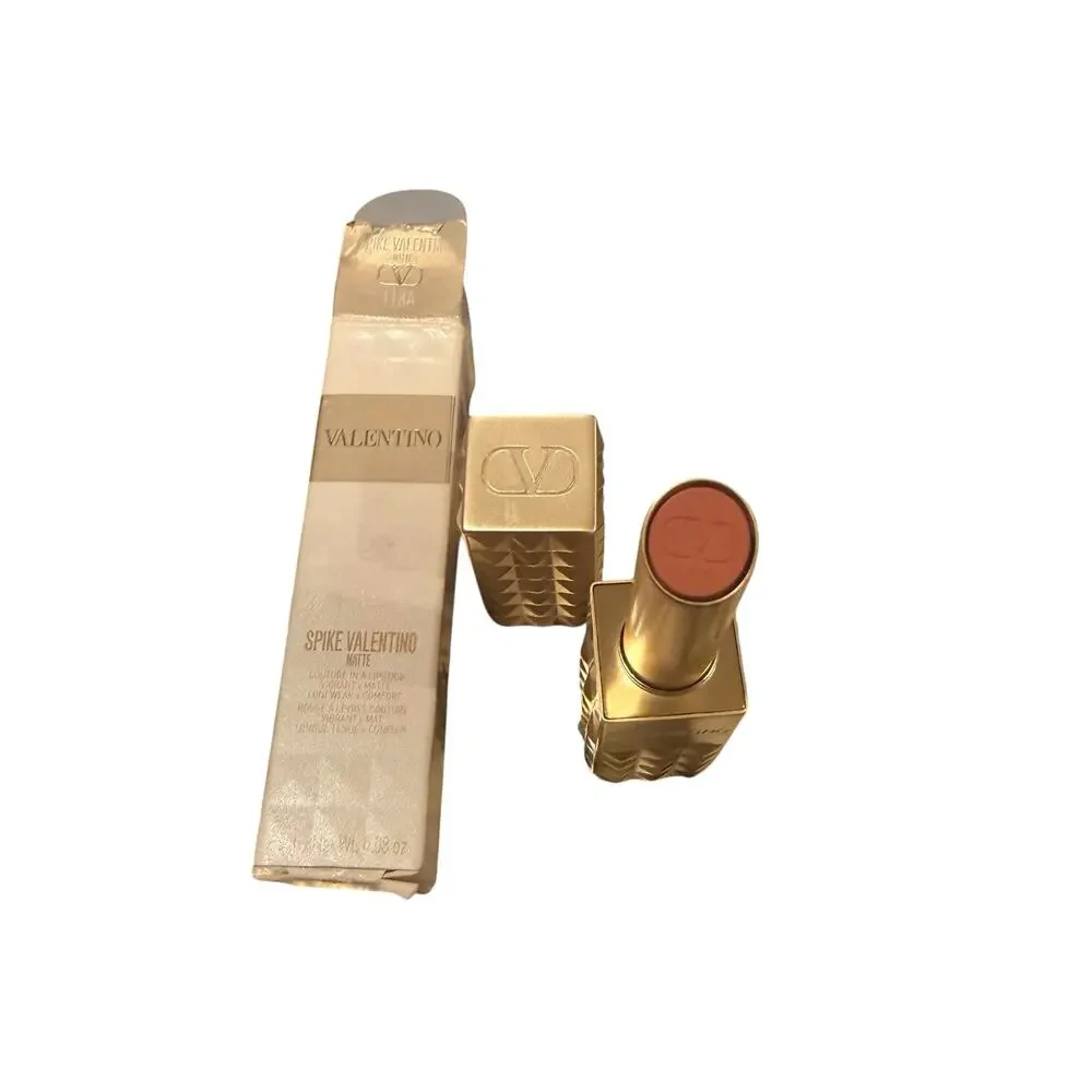 Valentino Spike Valentino Buttery Matte Lip Color 118A Sienna Nude 0.08 oz NIB